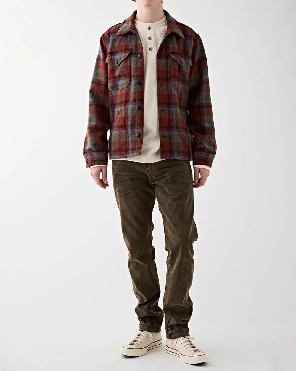 RRL Ace Cruiser Shirt Jacket Maroon Plaid Ltd. Edit. Best