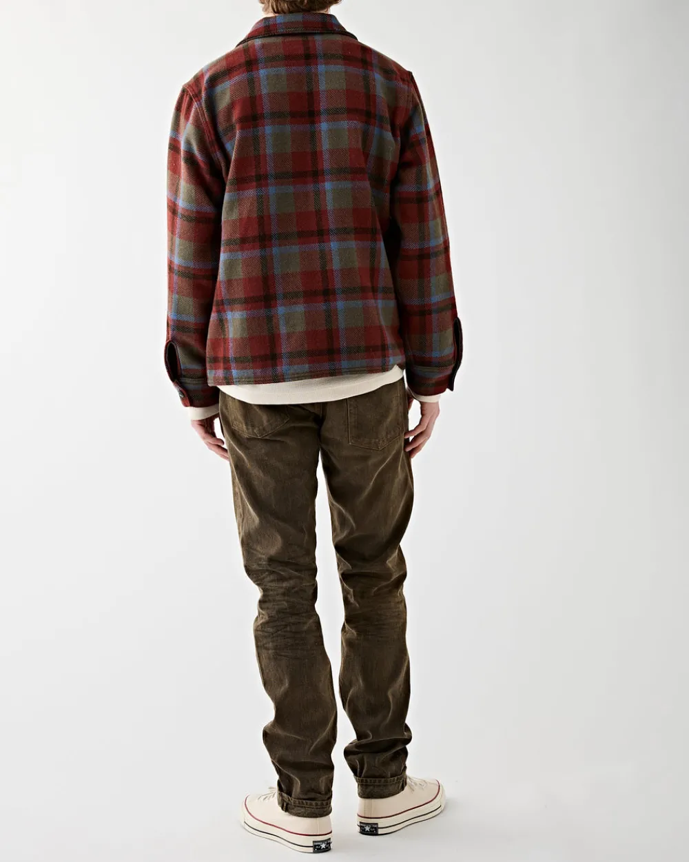 RRL Ace Cruiser Shirt Jacket Maroon Plaid Ltd. Edit. Best