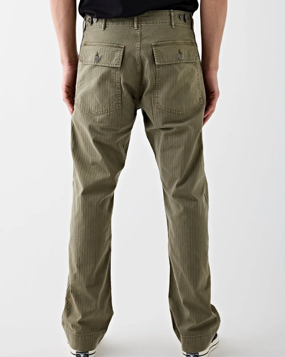 RRL Army Utility Flat Pant Brewster Green Hot
