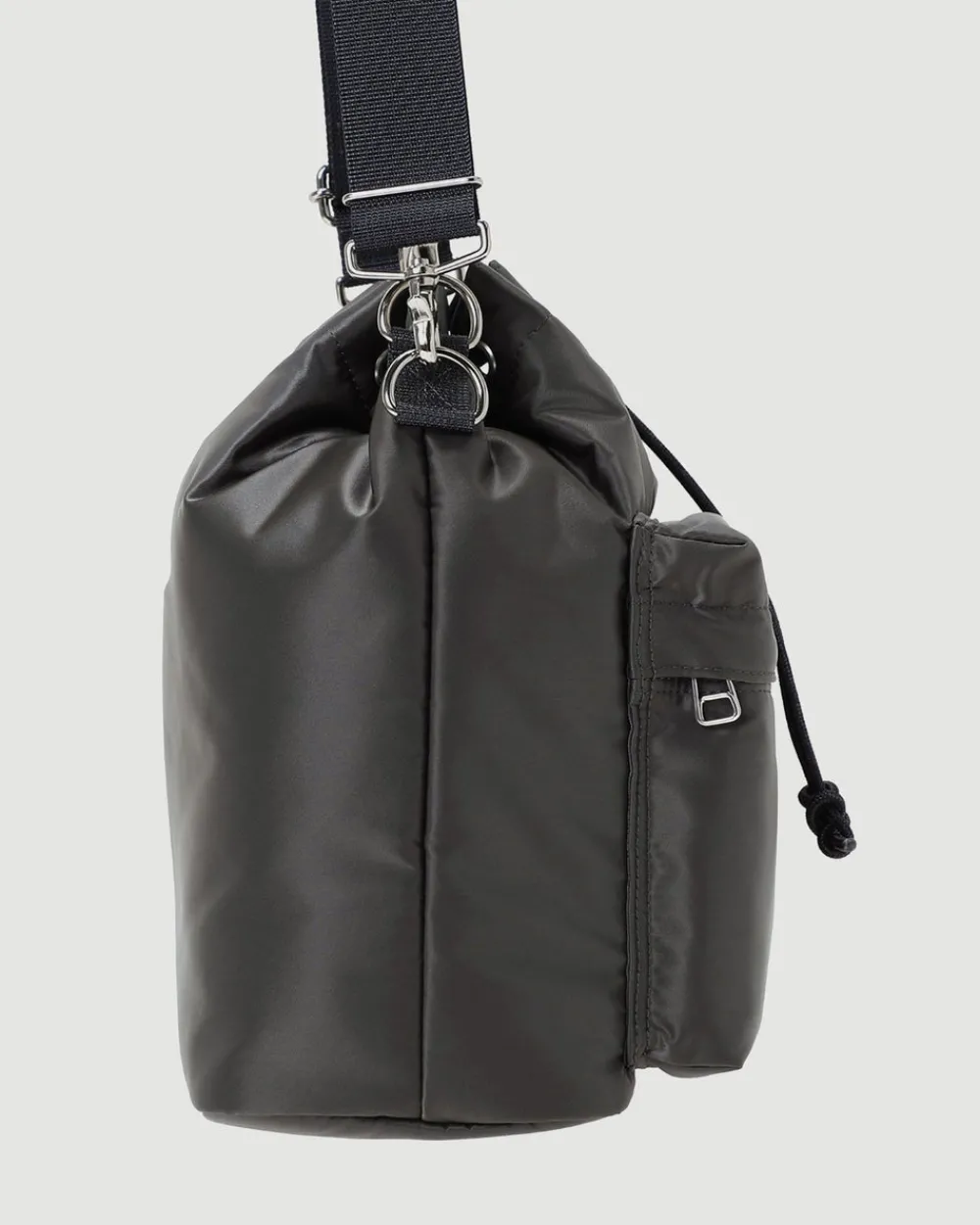 Porter Yoshida Balloon Bag (S) Silver Grey Hot