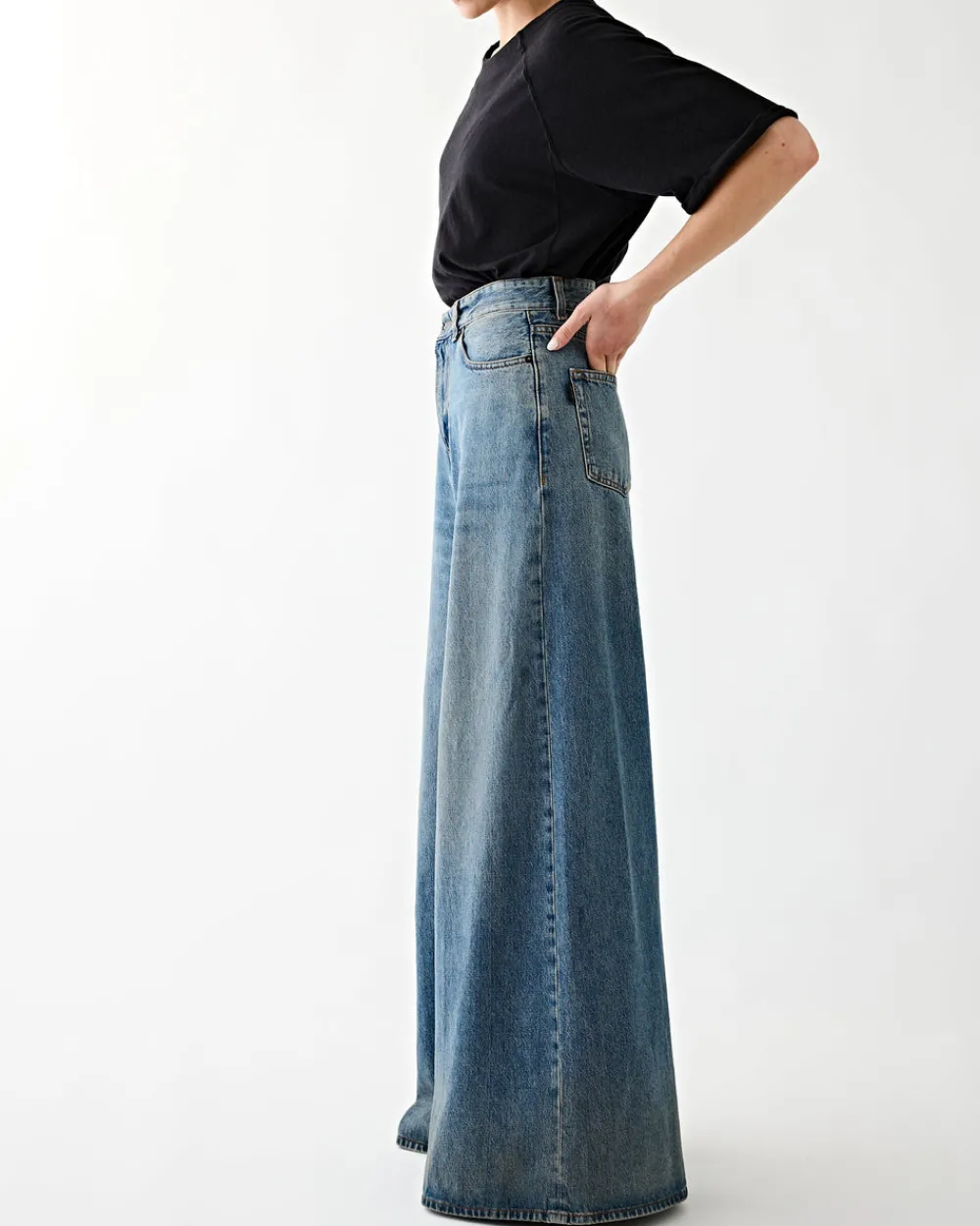 Haikure Big Bethany Oil Blue Fashion