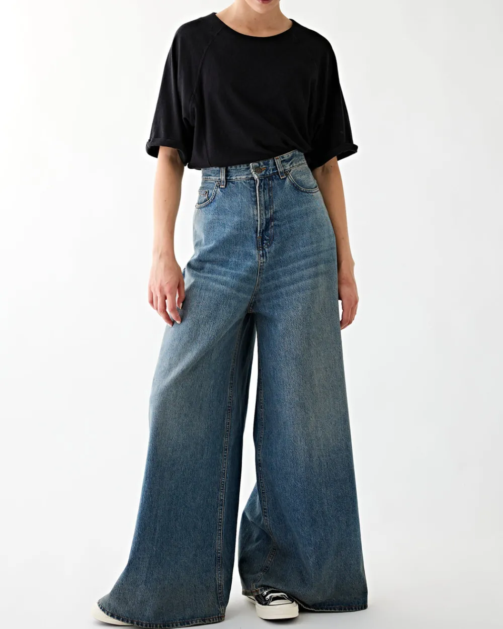 Haikure Big Bethany Oil Blue Fashion