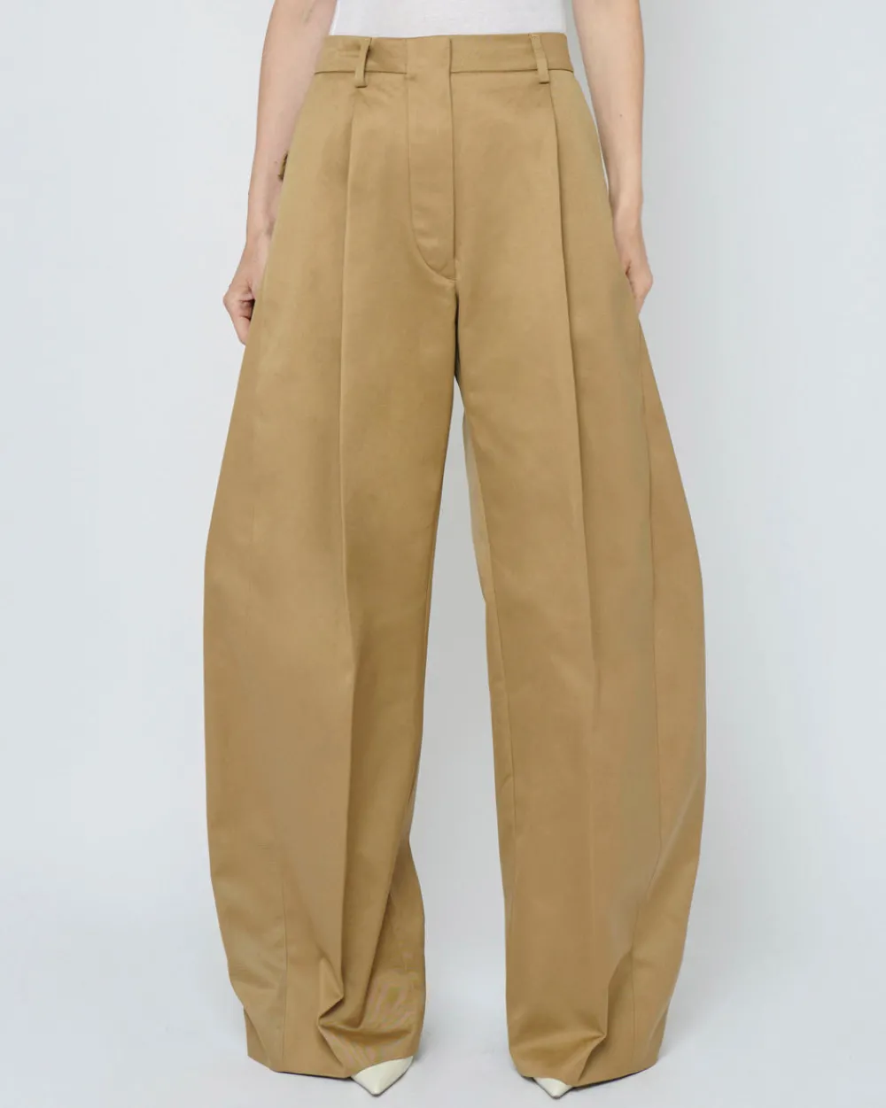 The Latest Billie Gabardina Pants Camel Discount