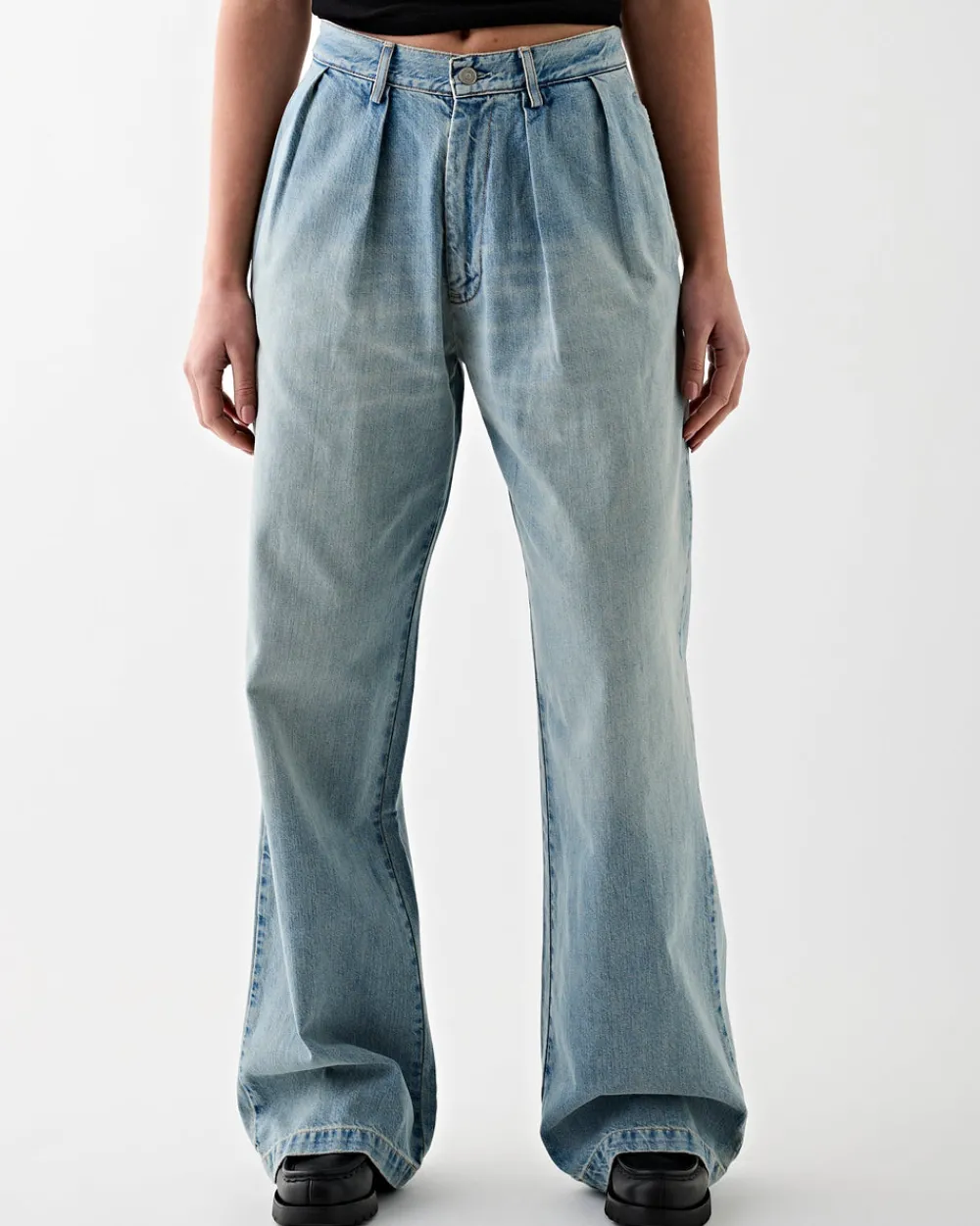 Denimist Blair Double Pleated Jean Jinx Clearance