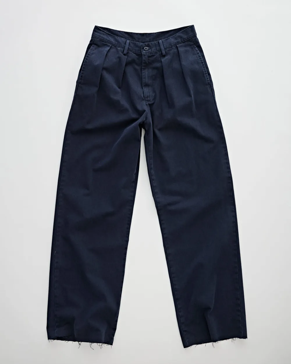 Denimist Blair Double Pleated Pant Navy New