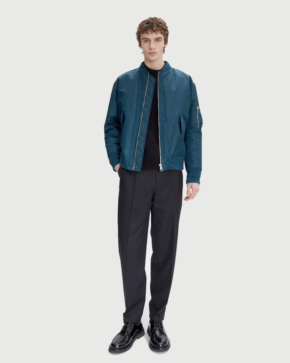 A.P.C. Blouson Logan Petroleum Fashion
