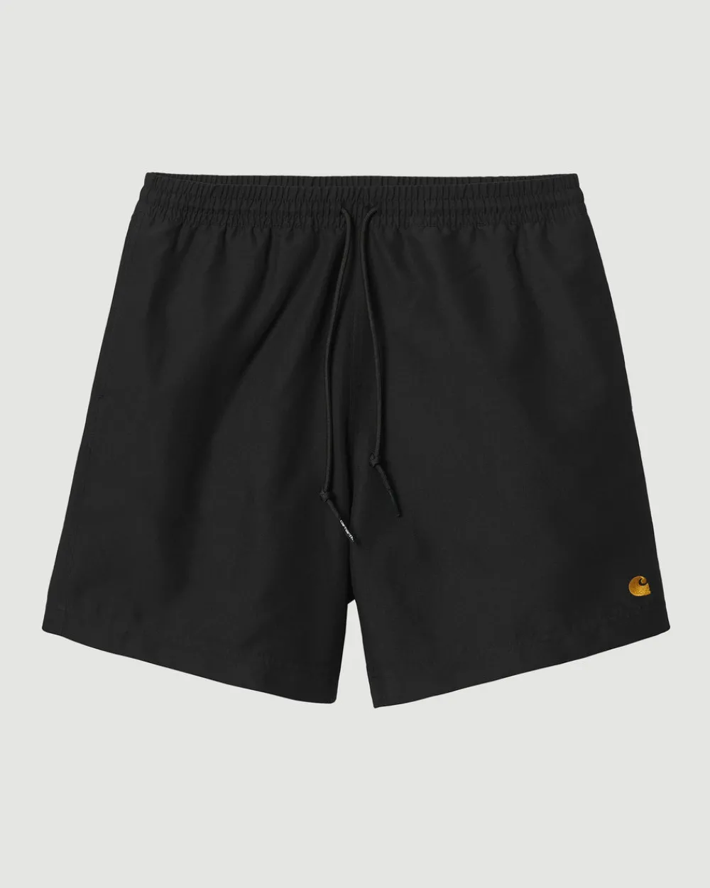 Carhartt WIP Chase Swim Trunks Black and Gold Hot