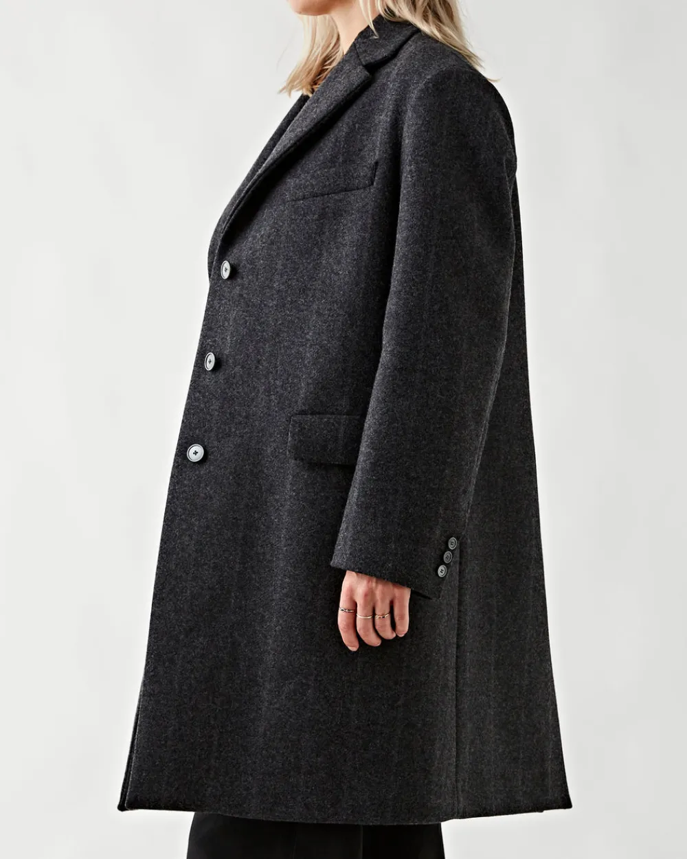 Barena Venezia Coat Artù Gessone Antracite New