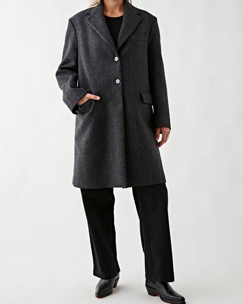 Barena Venezia Coat Artù Gessone Antracite New