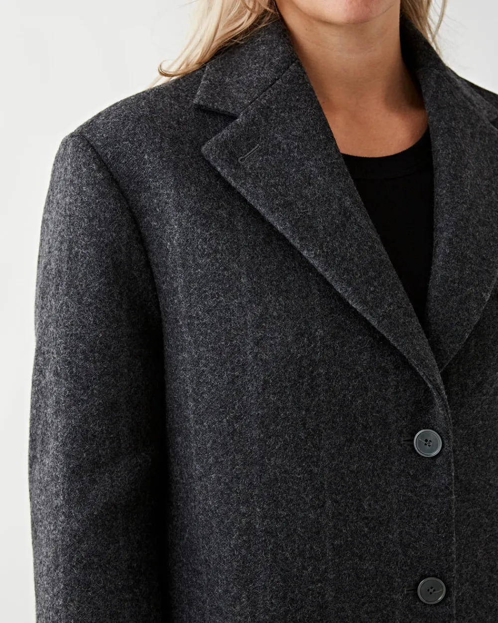 Barena Venezia Coat Artù Gessone Antracite New