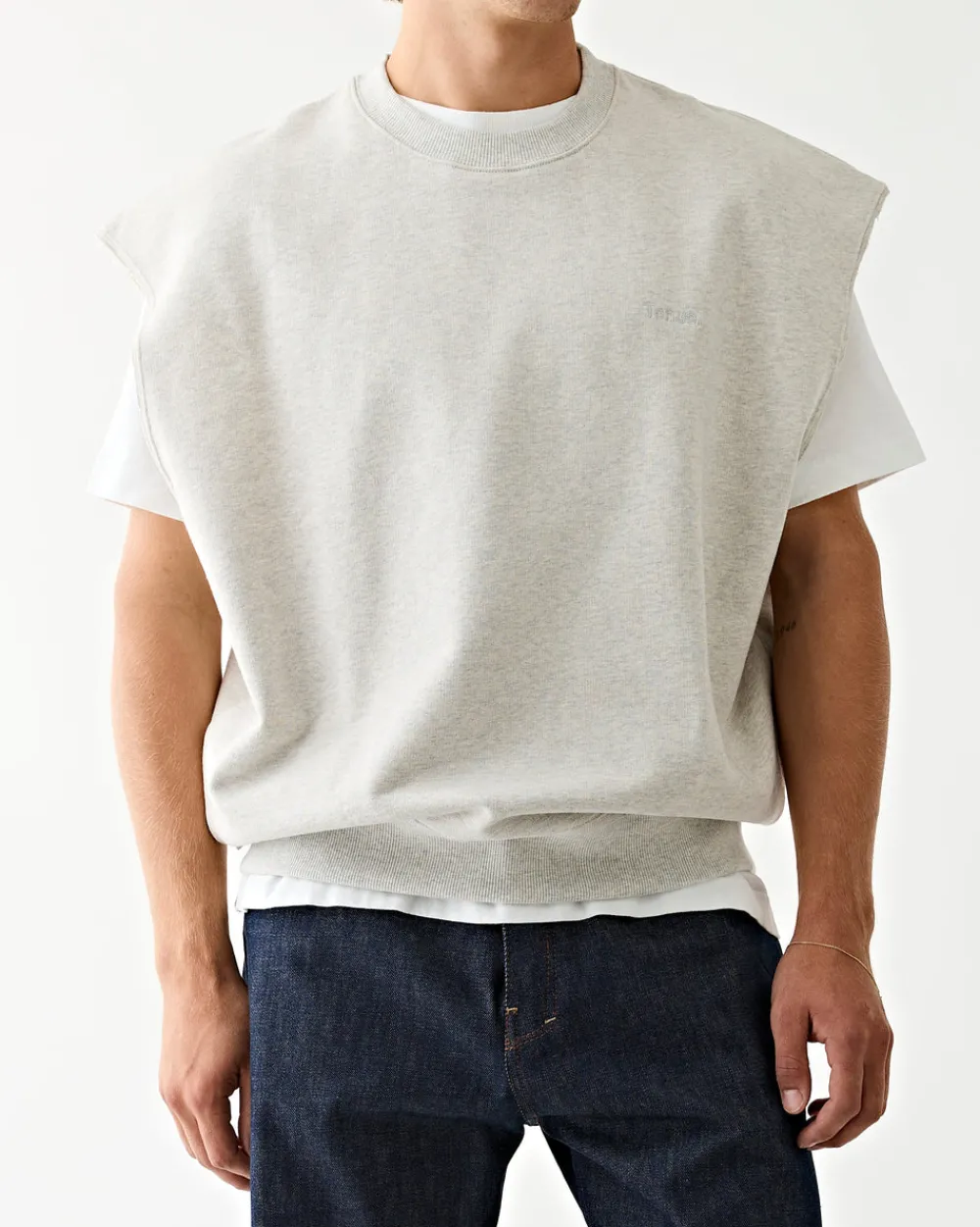 Tenue. Cruz Sweat Oat Melange Discount