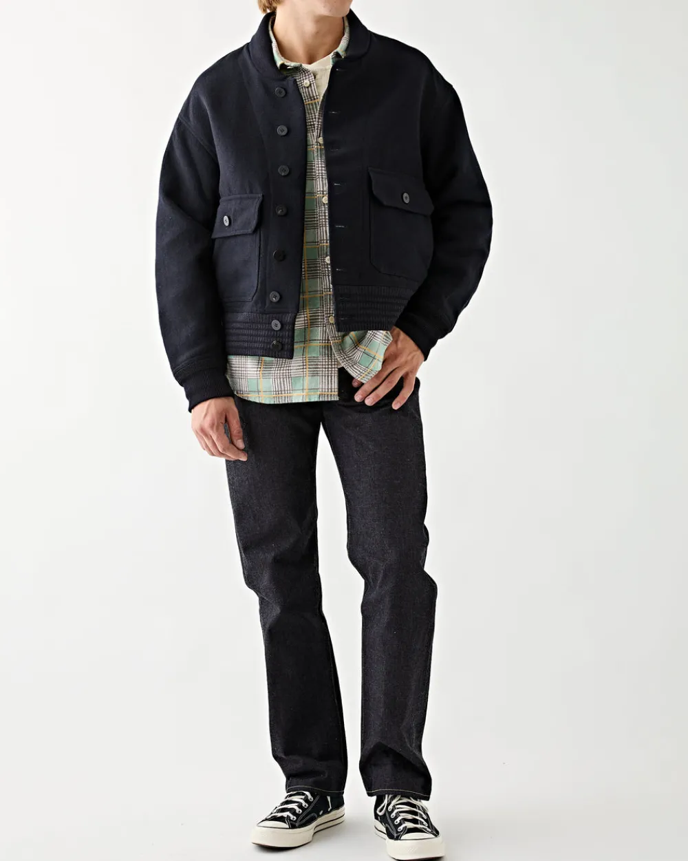 Visvim Dayton Jacket Navy New
