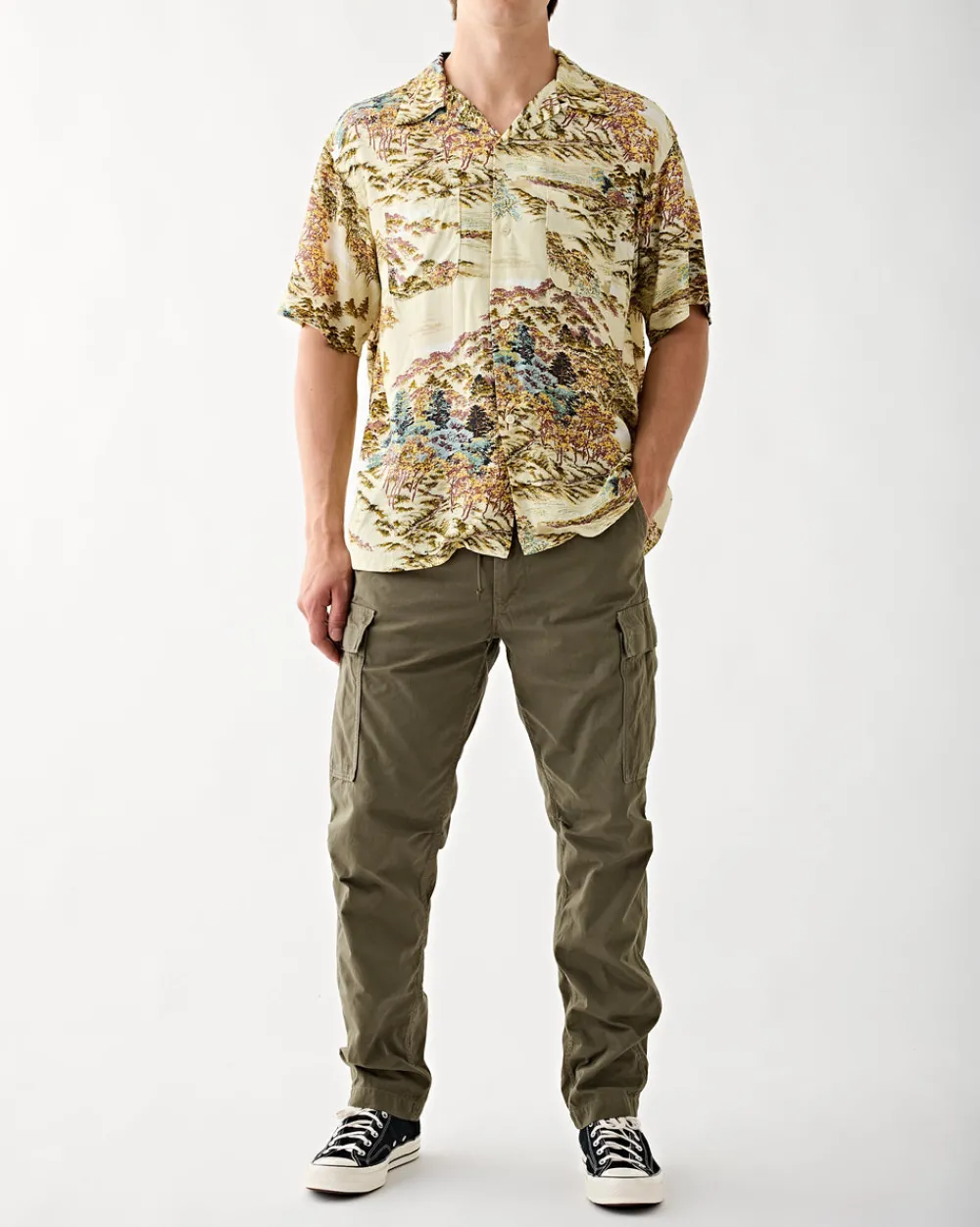 OrSlow Easy Cargo Pants Army Green Outlet
