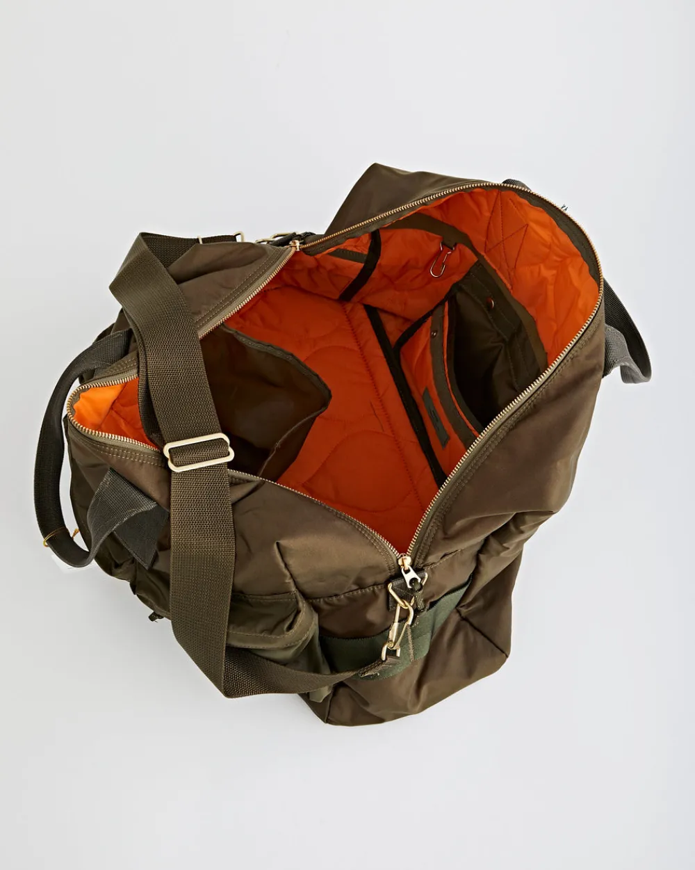 Porter Yoshida Force 2Way Duffle Bag Olive Drab New