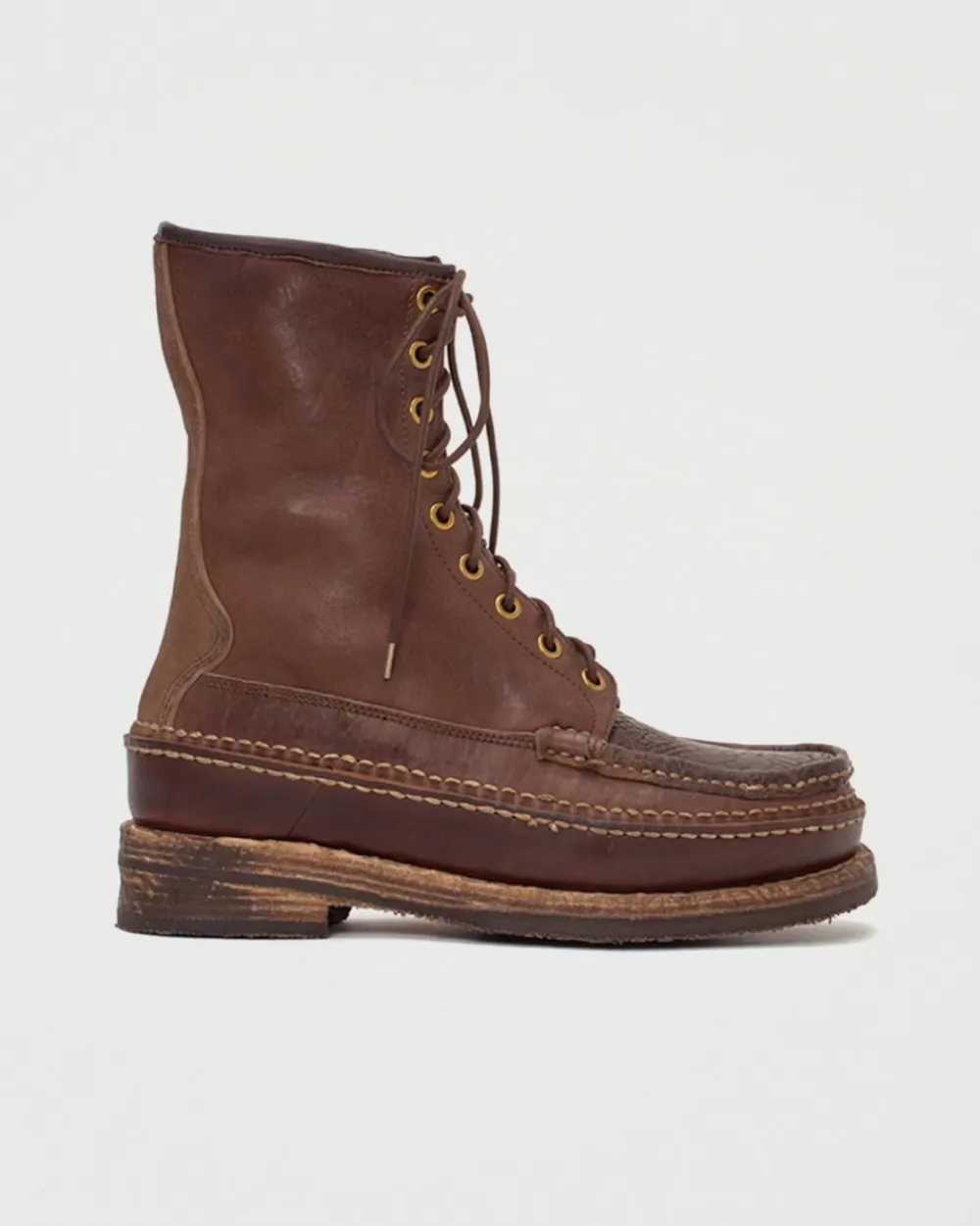 Visvim Grizzly Camper Hi Folk Dark Brown Fashion