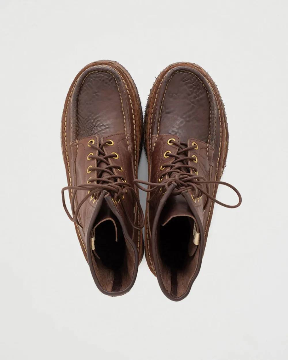 Visvim Grizzly Camper Hi Folk Dark Brown Fashion