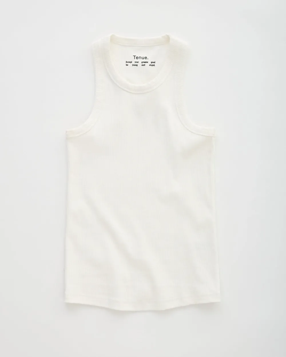 Tenue. Hailey Tank-Top Vintage White New