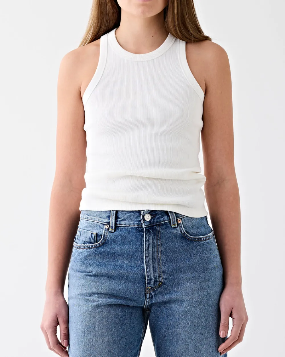 Tenue. Hailey Tank-Top Vintage White New