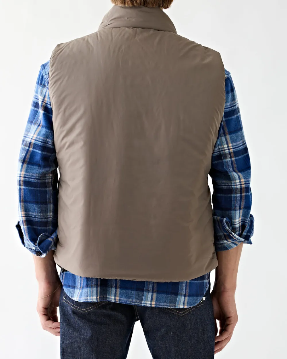 Nonnative Hiker Puff Vest Taffeta Khaki New