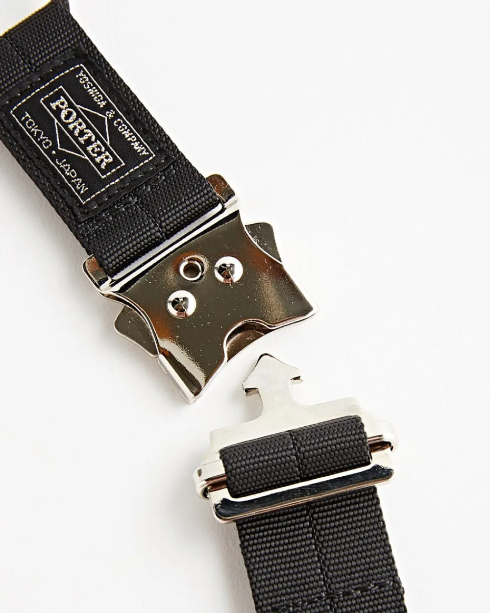 Porter Yoshida Joint Key Holder Black/Silver Fashion