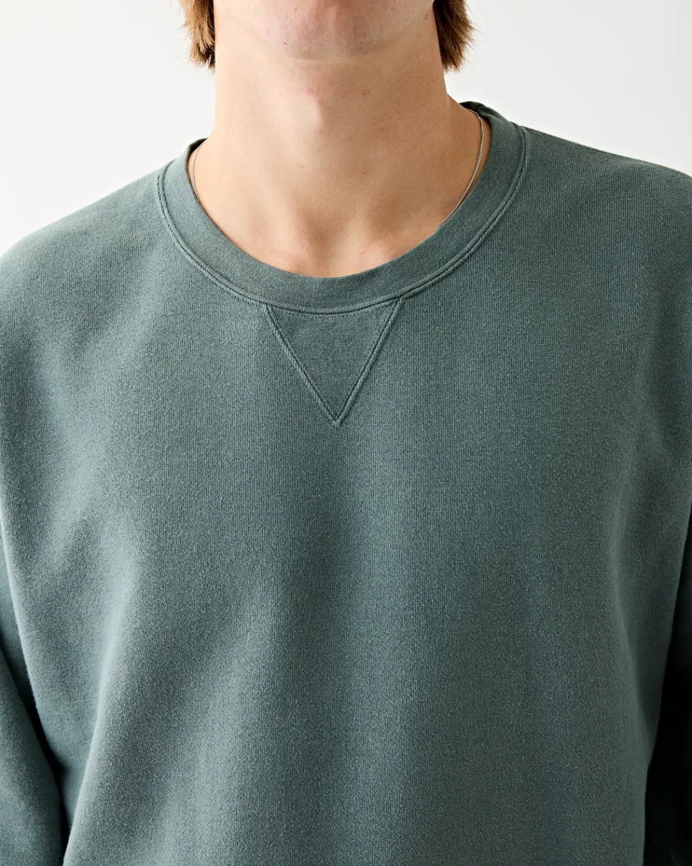 Visvim Jumbo SB Sweat 3/4 (U.D.) Damaged Green Online