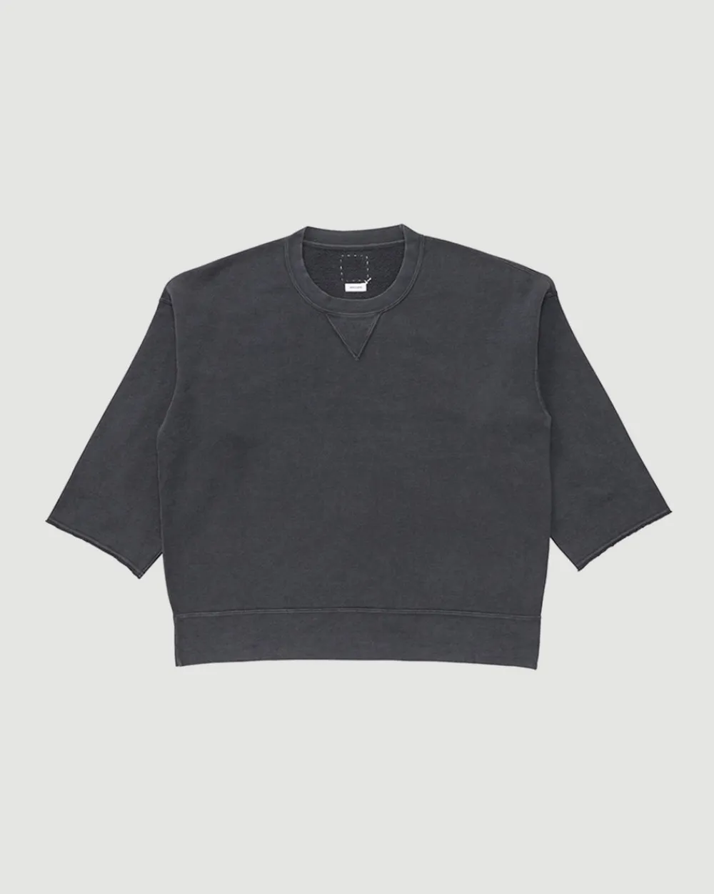 Visvim Jumbo SB Sweat Damaged 3/4 Black Hot