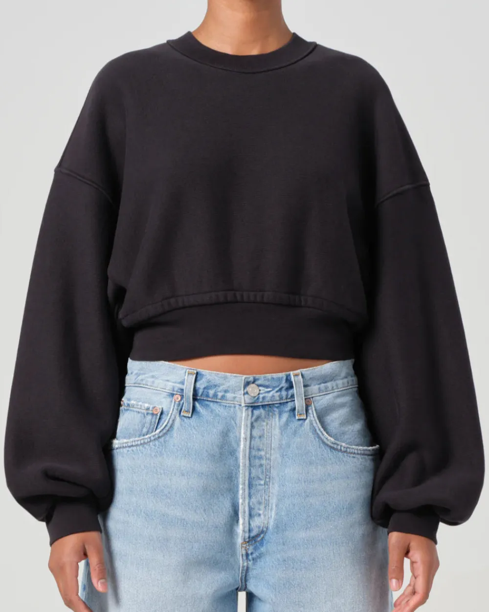 AgoldE Kit Sweat Washed Black Discount