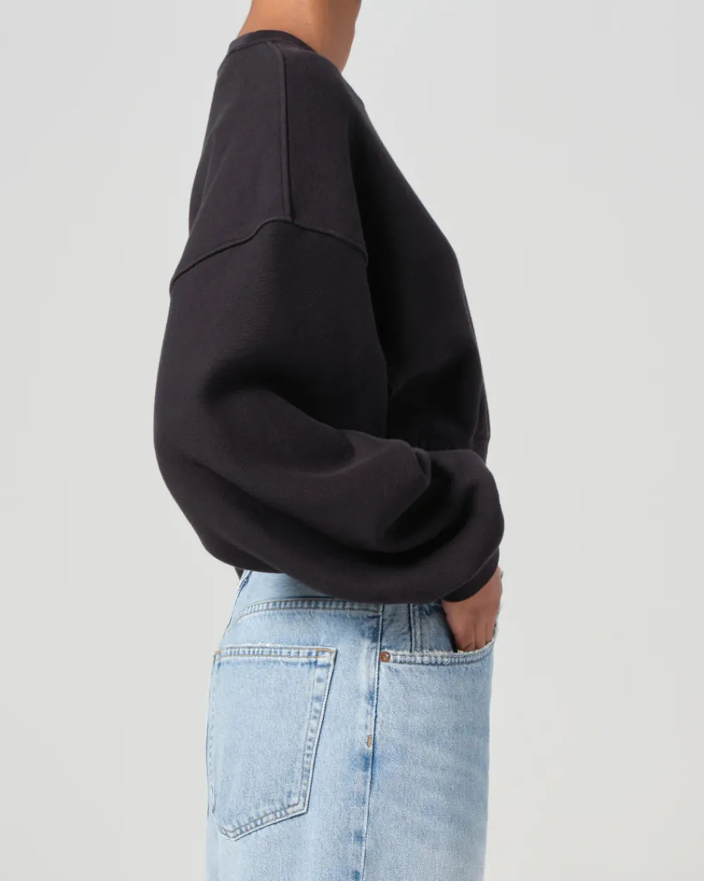 AgoldE Kit Sweat Washed Black Discount