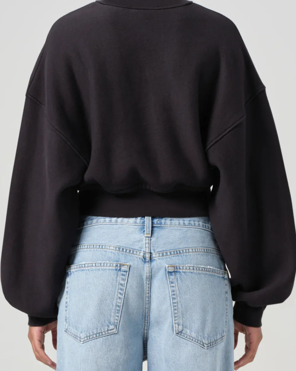 AgoldE Kit Sweat Washed Black Discount