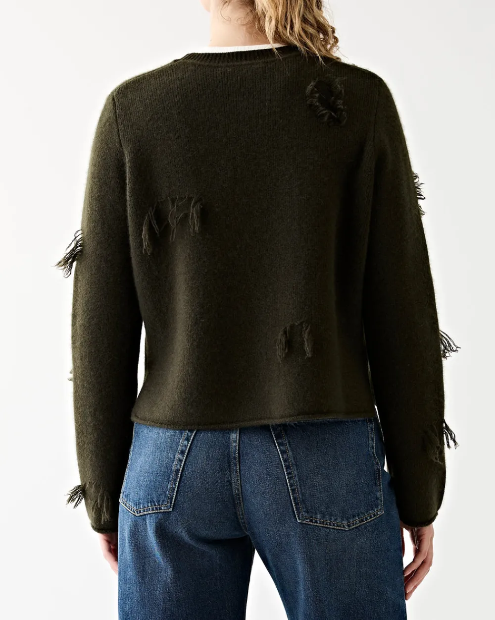 Christian Wijnants Kuano Sweater Military Green Clearance