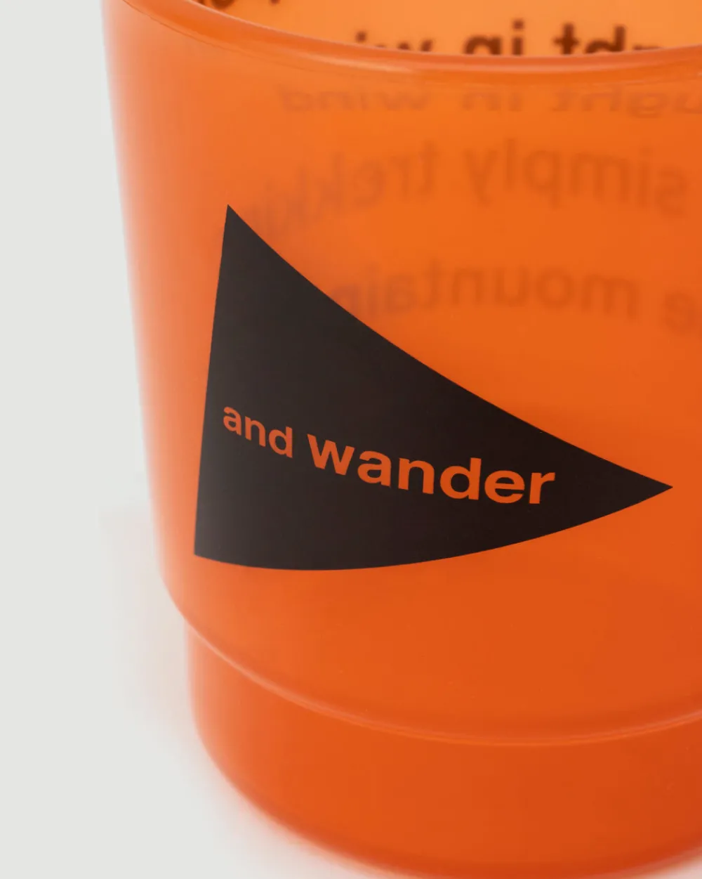 and wander Logo PP Mug Orange Online