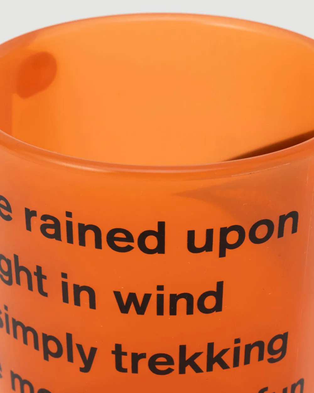 and wander Logo PP Mug Orange Online