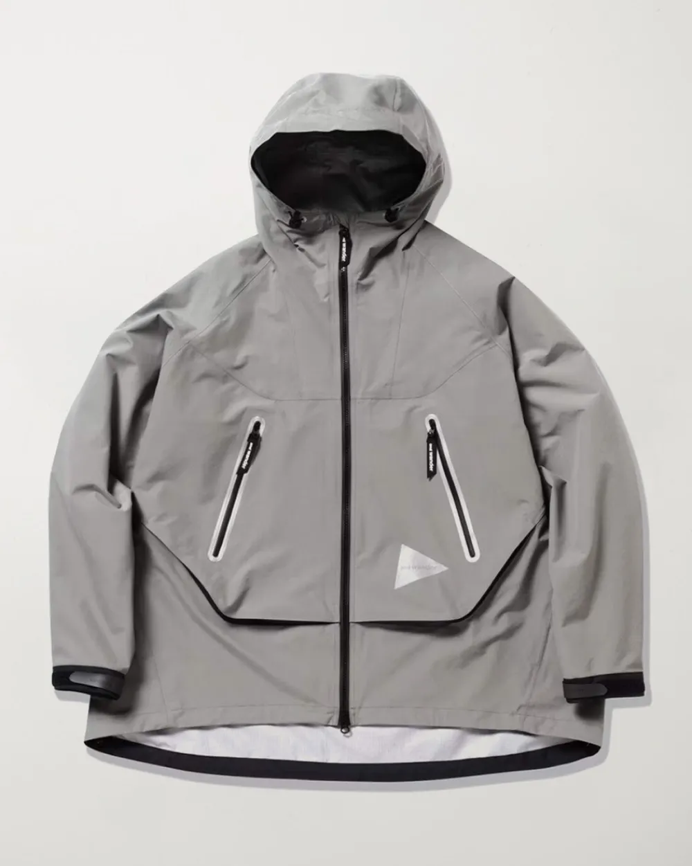 and wander Loose Fitting Rain Jacket Grey Online
