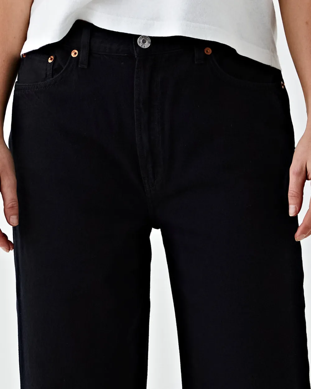 RE/DONE Low Rider Loose Black Flow Online
