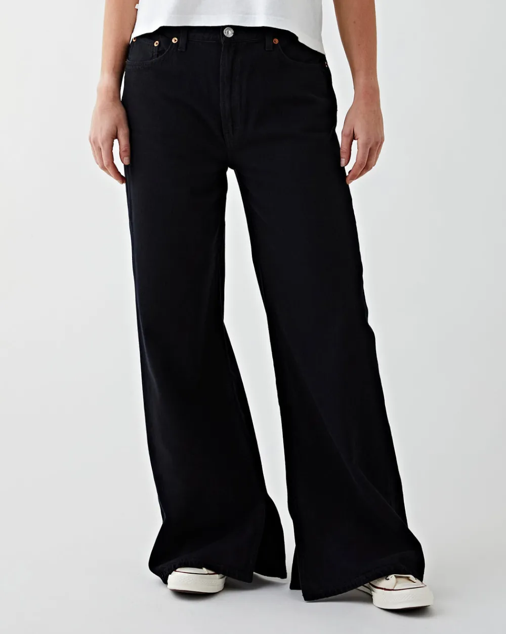 RE/DONE Low Rider Loose Black Flow Online