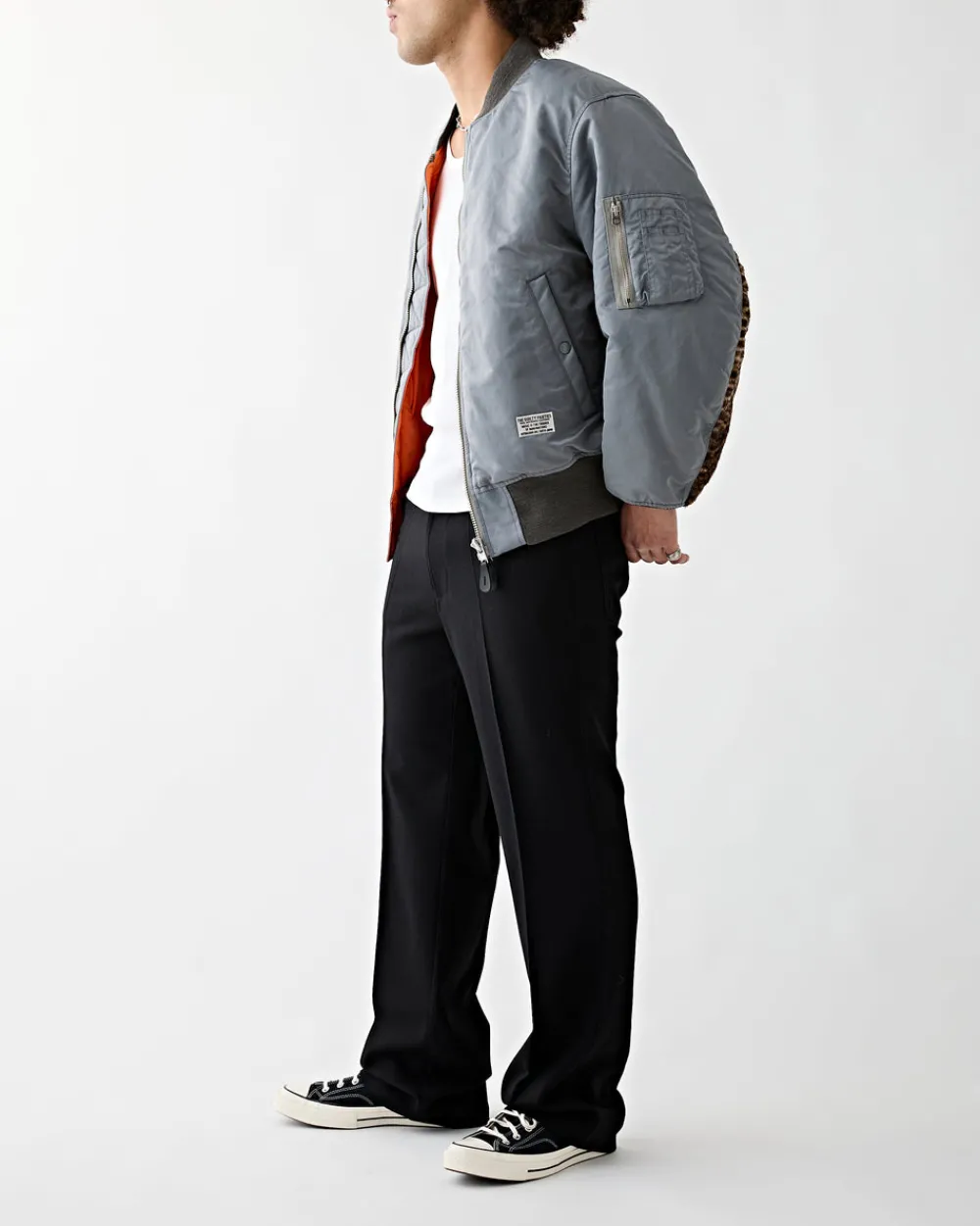 Wacko Maria MA-1 Flight Jacket Grey Sale