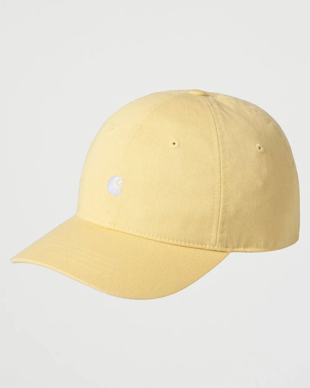 Carhartt WIP Madison Logo Cap Air Yellow/White Hot