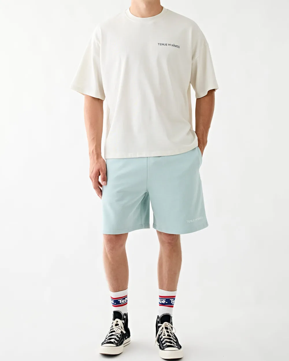 Tenue de Nîmes Matty Sweatshorts Ice Blue Outlet