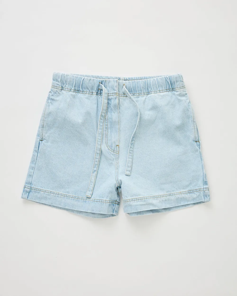 Christian Wijnants Panya Denim Shorts Light Blue Sale