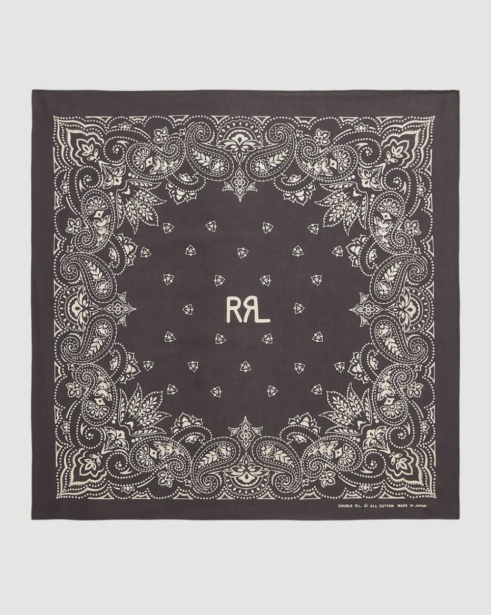 RRL Peyton Bandana Black/Cream Best