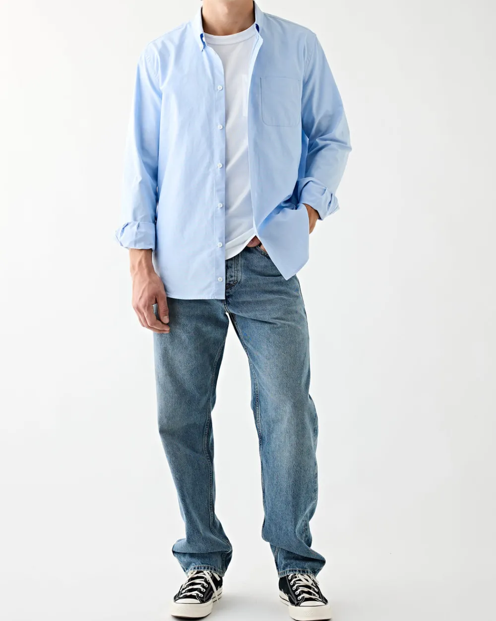 Tenue. Ralph Shirt Light Blue New