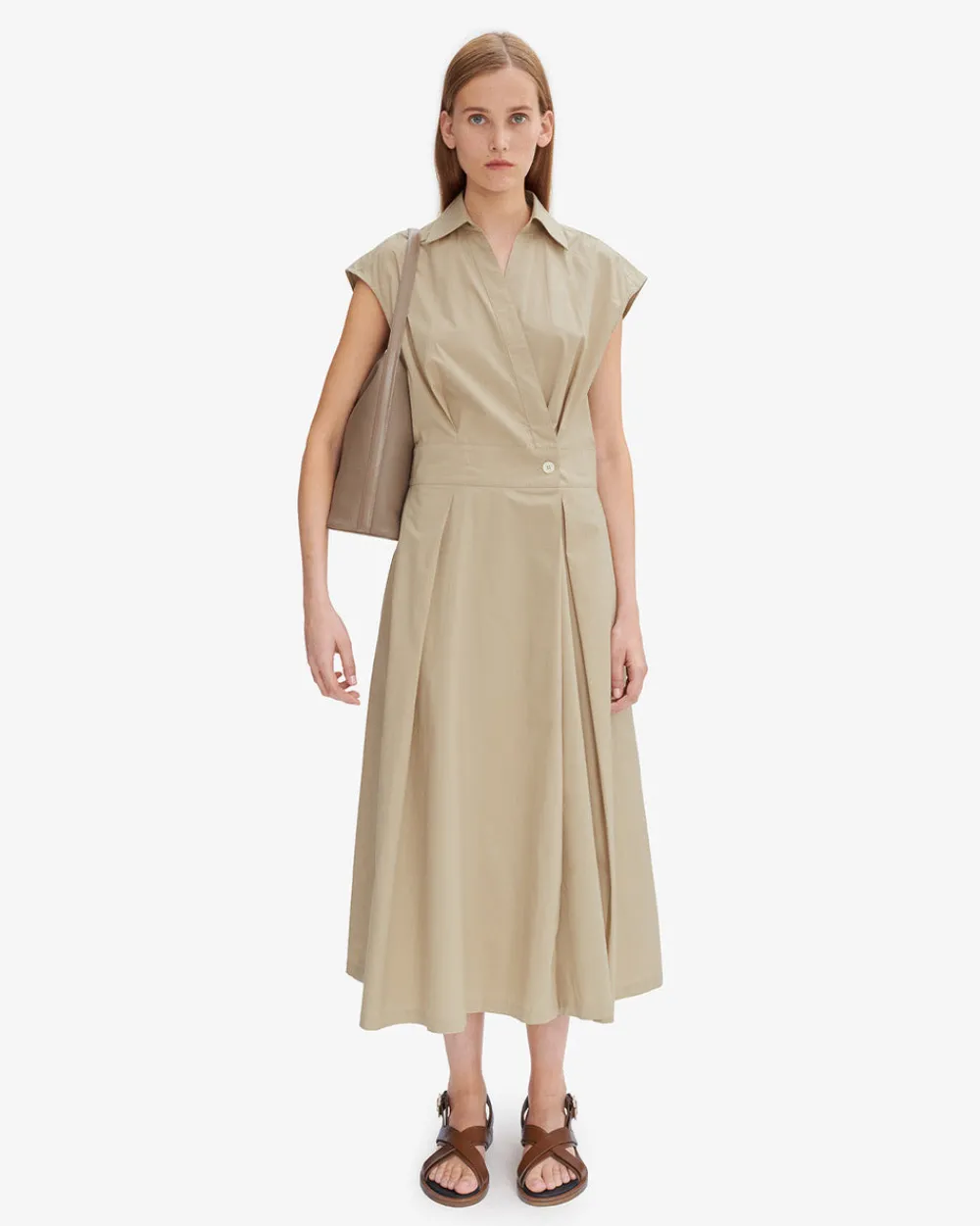 A.P.C. Robe Athena Beige Discount