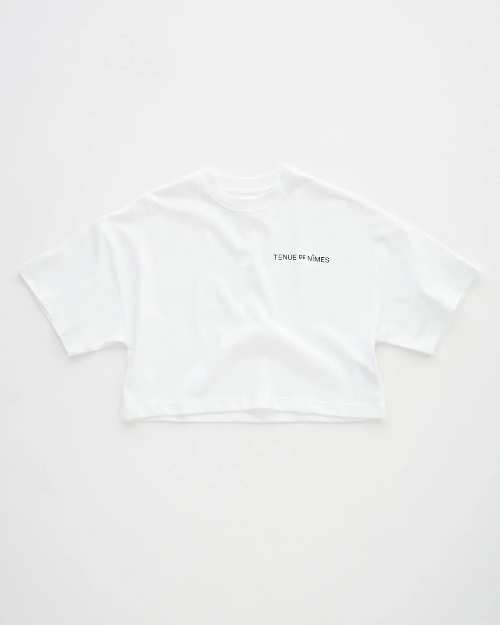 Tenue de Nîmes Roxy Oversized Cropped Tee White Sale