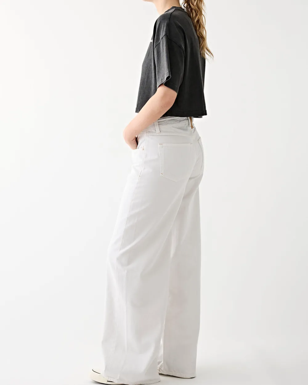 Tenue de Nîmes Roxy Oversized Cropped Tee Vintage Black Best