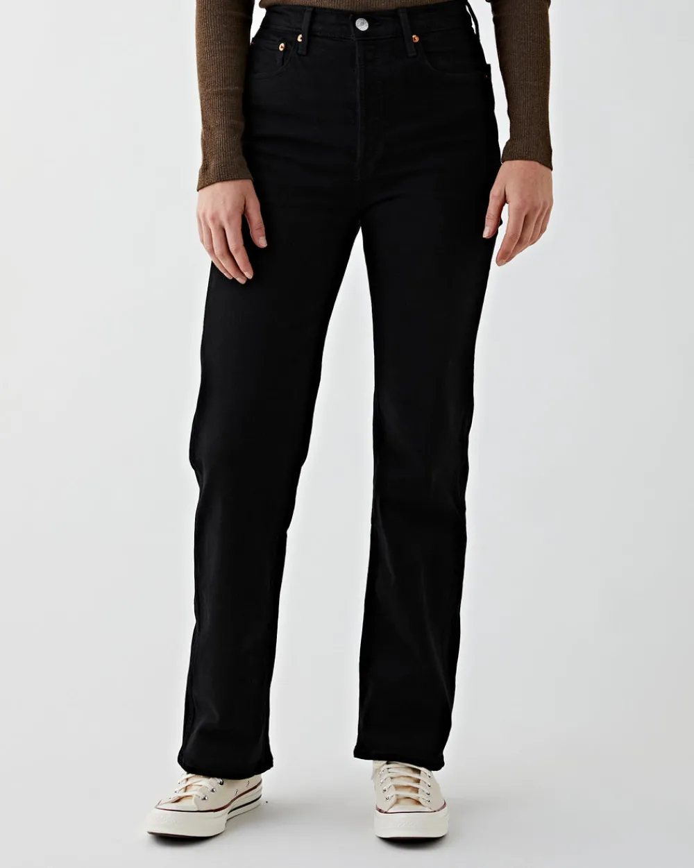 RE/DONE 90's High Rise Loose Black Best