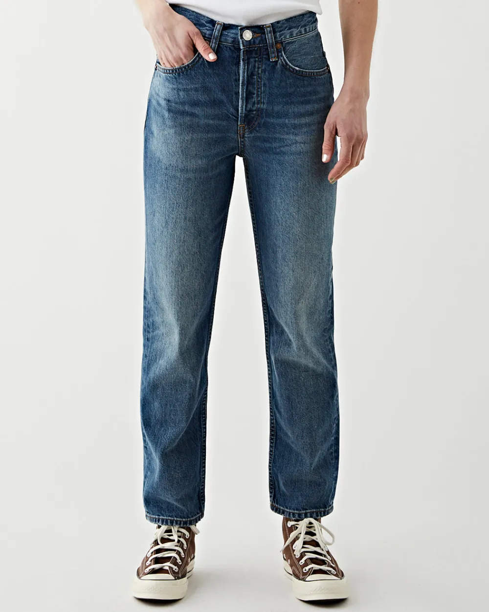 RE/DONE 70s Stove Pipe Vintage Lapis Outlet