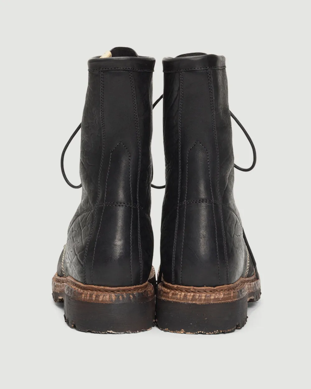 Visvim Scout Plain Toe Boots Hi-Folk Black Hot