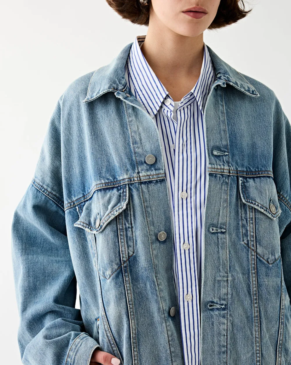 Denimist Serena Trucker Jacket Indigo Discount