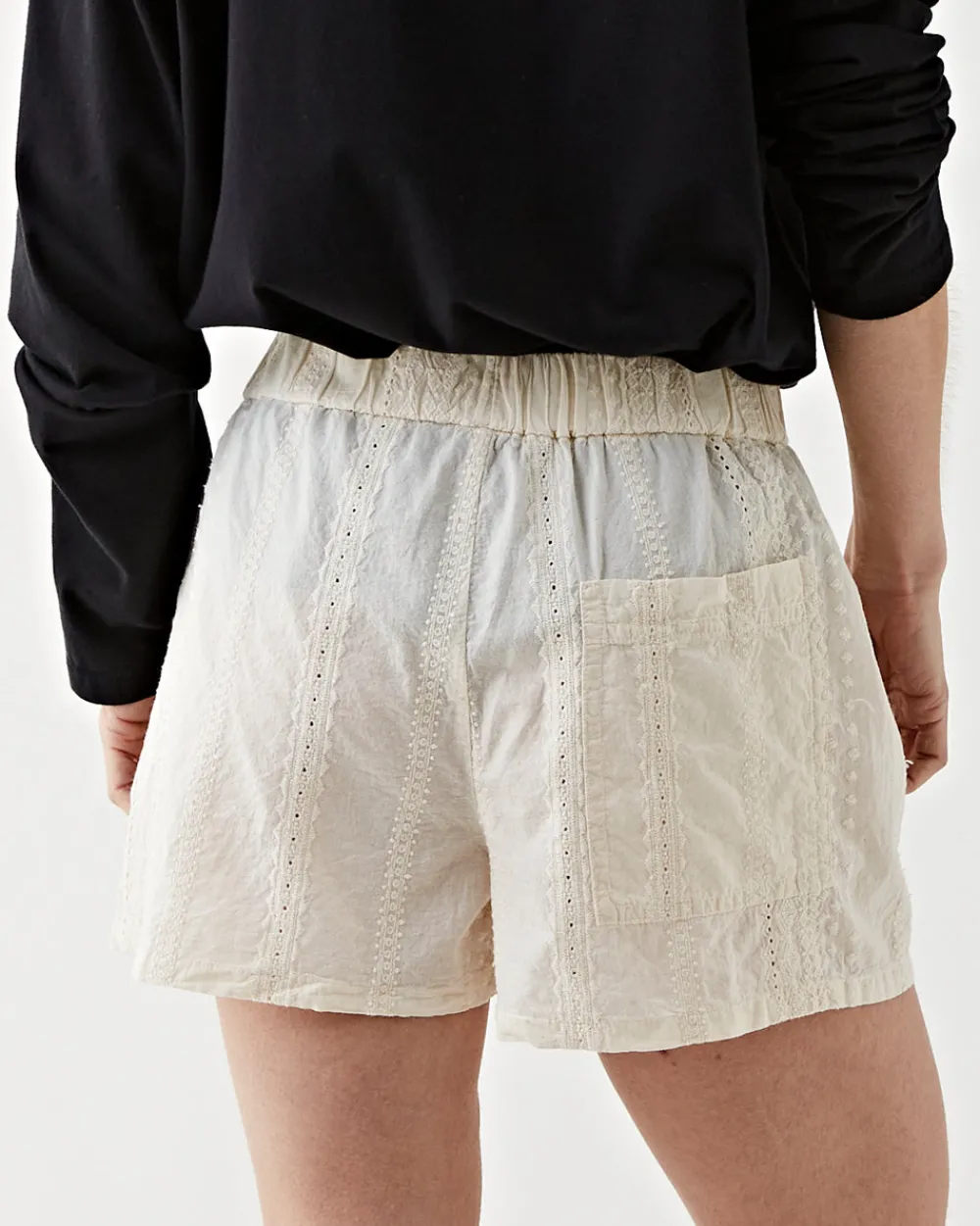 Barena Venezia Shorts Patty Tombolo Ecrù Discount