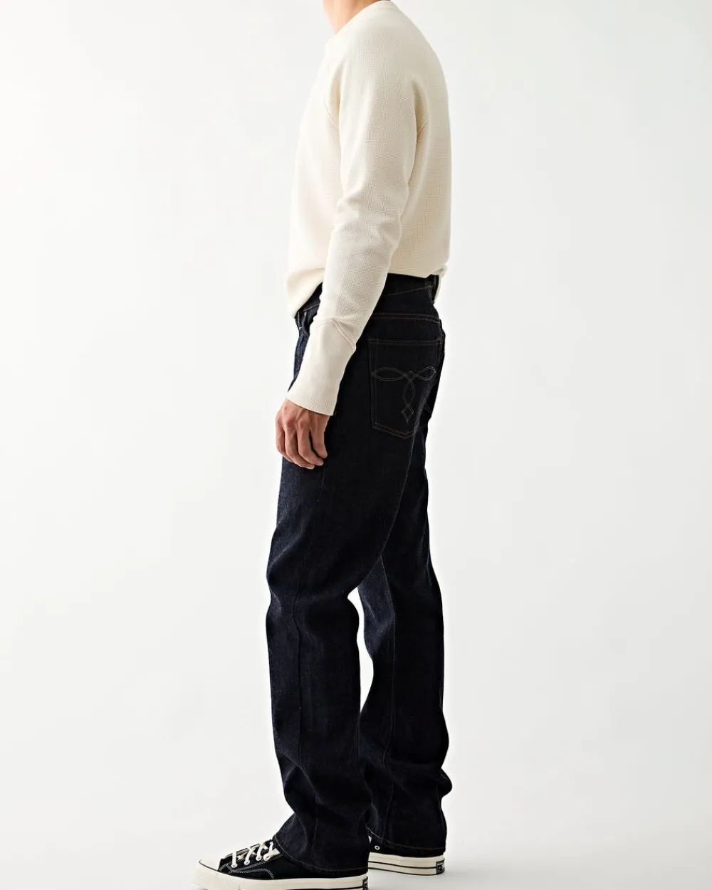 RRL Slim Boot Classic East-West Rinse Jean Fashion